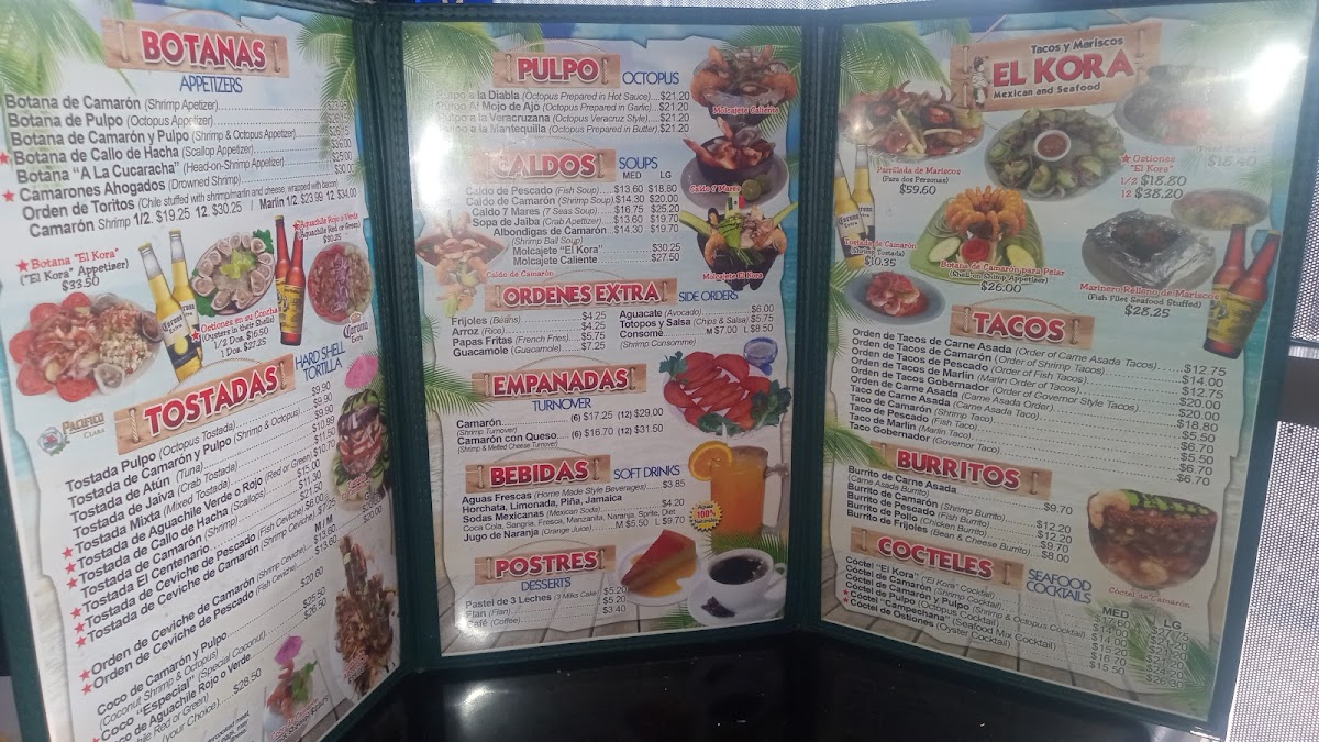 Mariscos El Kora Menu - Image 4